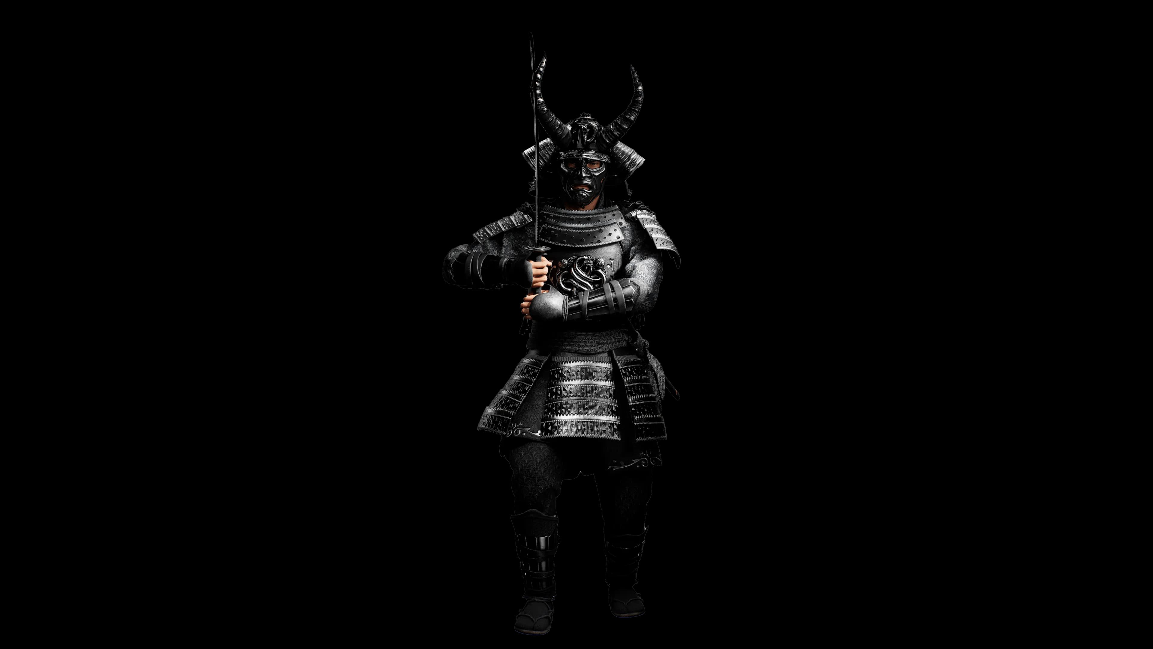 3d asset character for Getsuro (月狼)